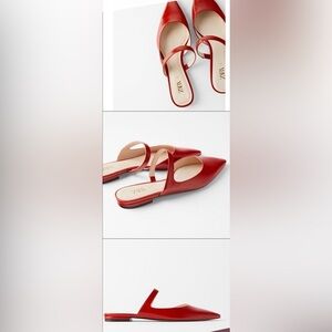 Zara Women's Red Mules size 35